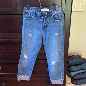 Vintage America Blue Ankle Jeans